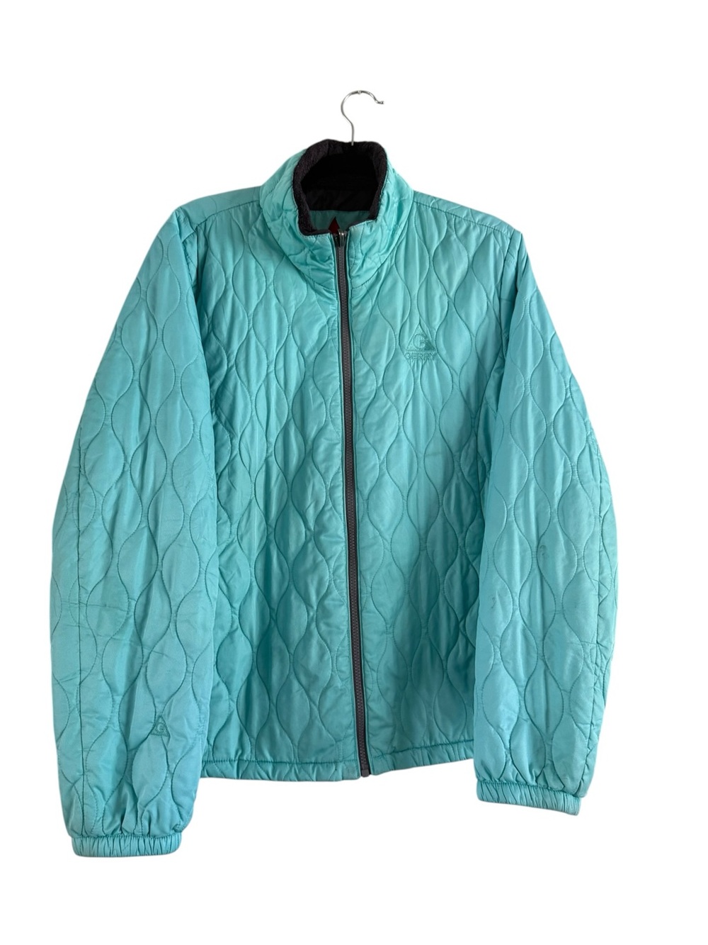 Gerry Weber Quilted Puffer Jacket in Teal